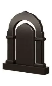 Памятник Арка с засечками