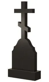 Памятник Фигурный вытянутый с крестом