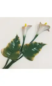 Крашеные бронзовые каллы на памятник
