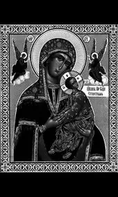 Икона на памятник Страстная Богородица