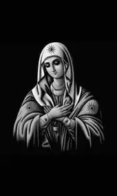 Святой на памятник иконы Божьей Матери